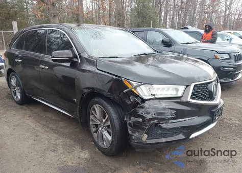 2017 Acura Mdx Technology Package z USA, uszkodzony, nr VIN 5FRYD4H57HB042448
